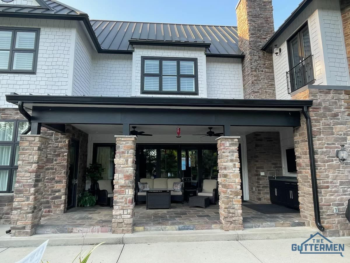 Gutter installation — South Carolina home