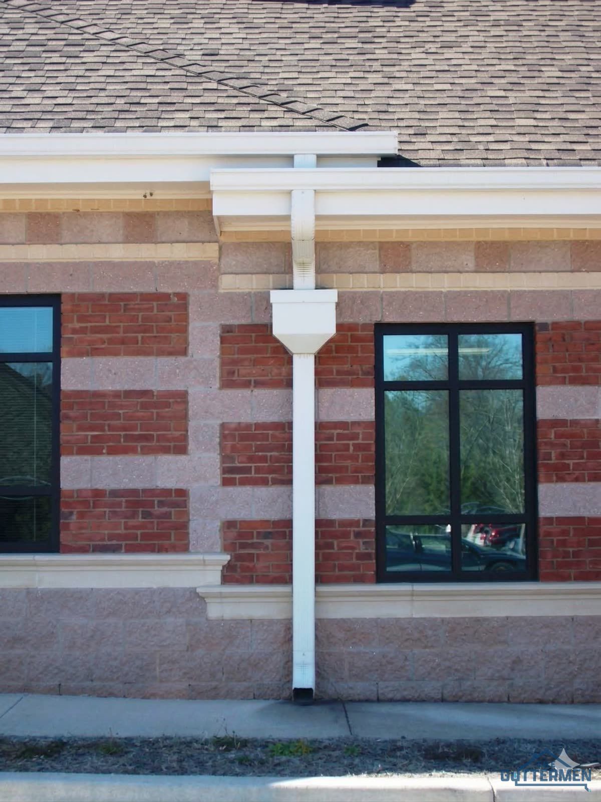 Seamless gutter work by The Guttermen